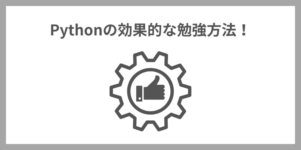Pythonの丸暗記はやめとけ!効果的な現況方法